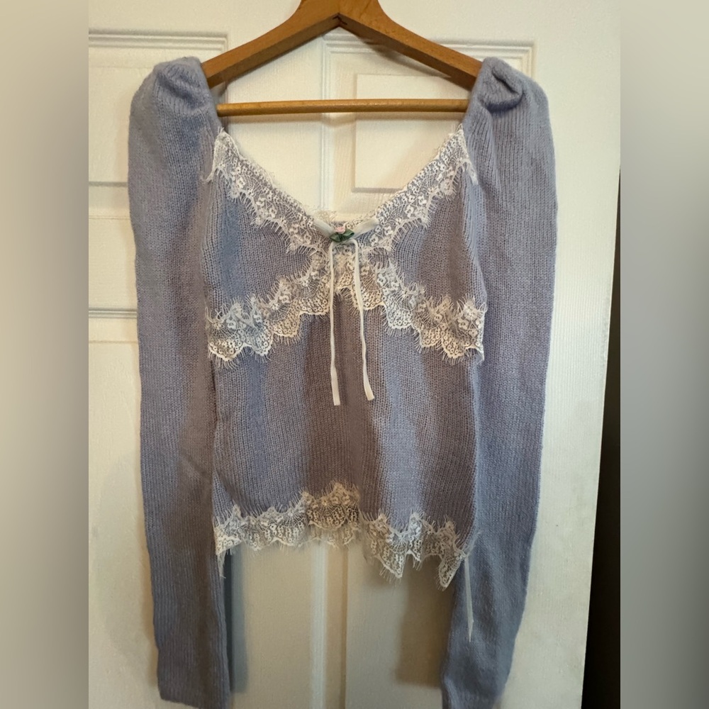 For Love and Lemons Rosaleen Knit Top